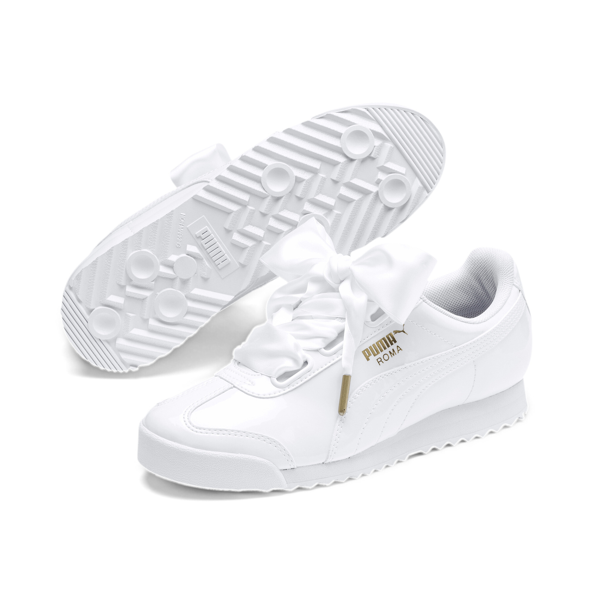 PUMA Women s Roma Heart Patent Sneakers