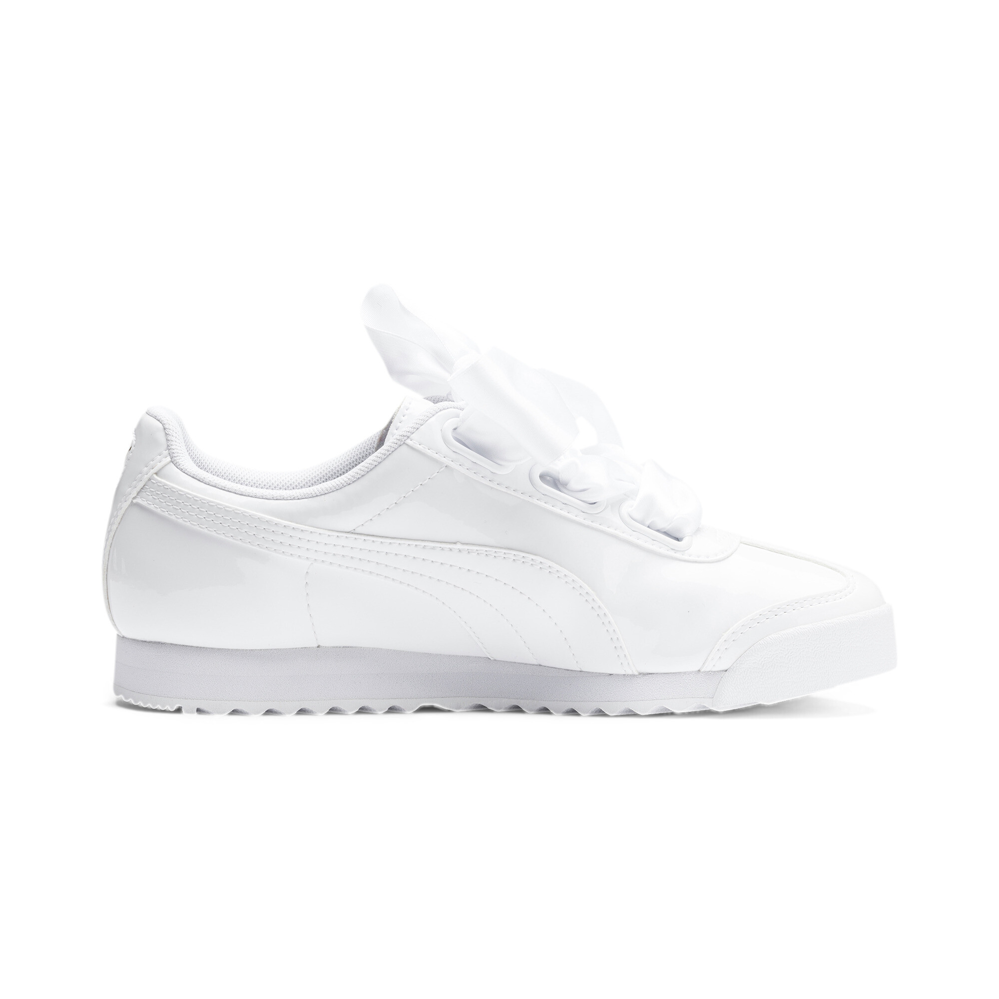 roma heart patent women's sneakers