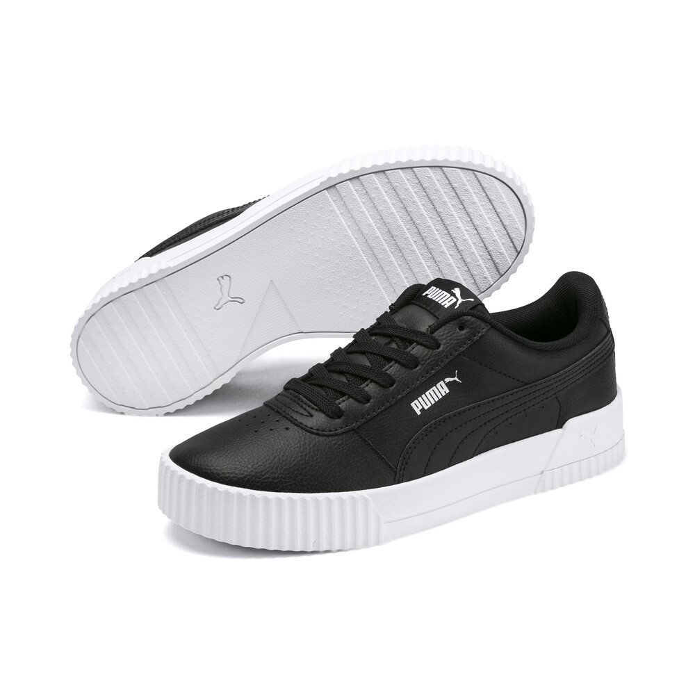 puma sneakers black leather