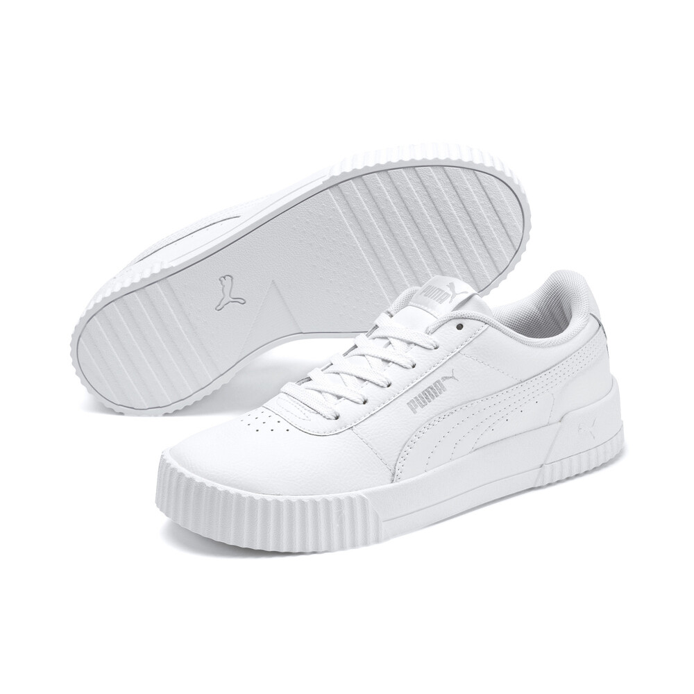 puma white leather sneakers