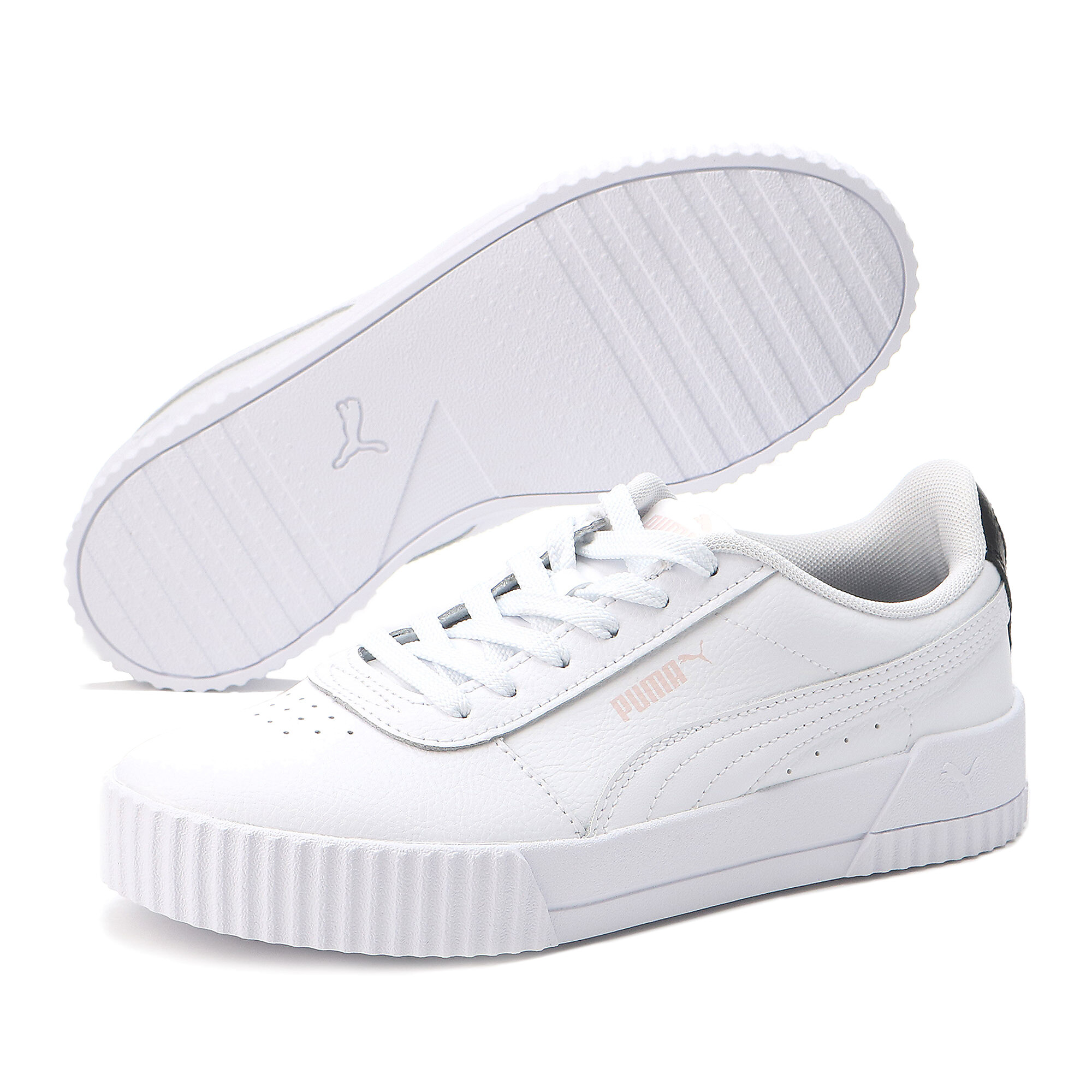 【プーマ公式通販】 プーマ キャリーナ L スニーカー ウィメンズ ウィメンズ Puma White-Puma White-Rosewater ｜PUMA.com