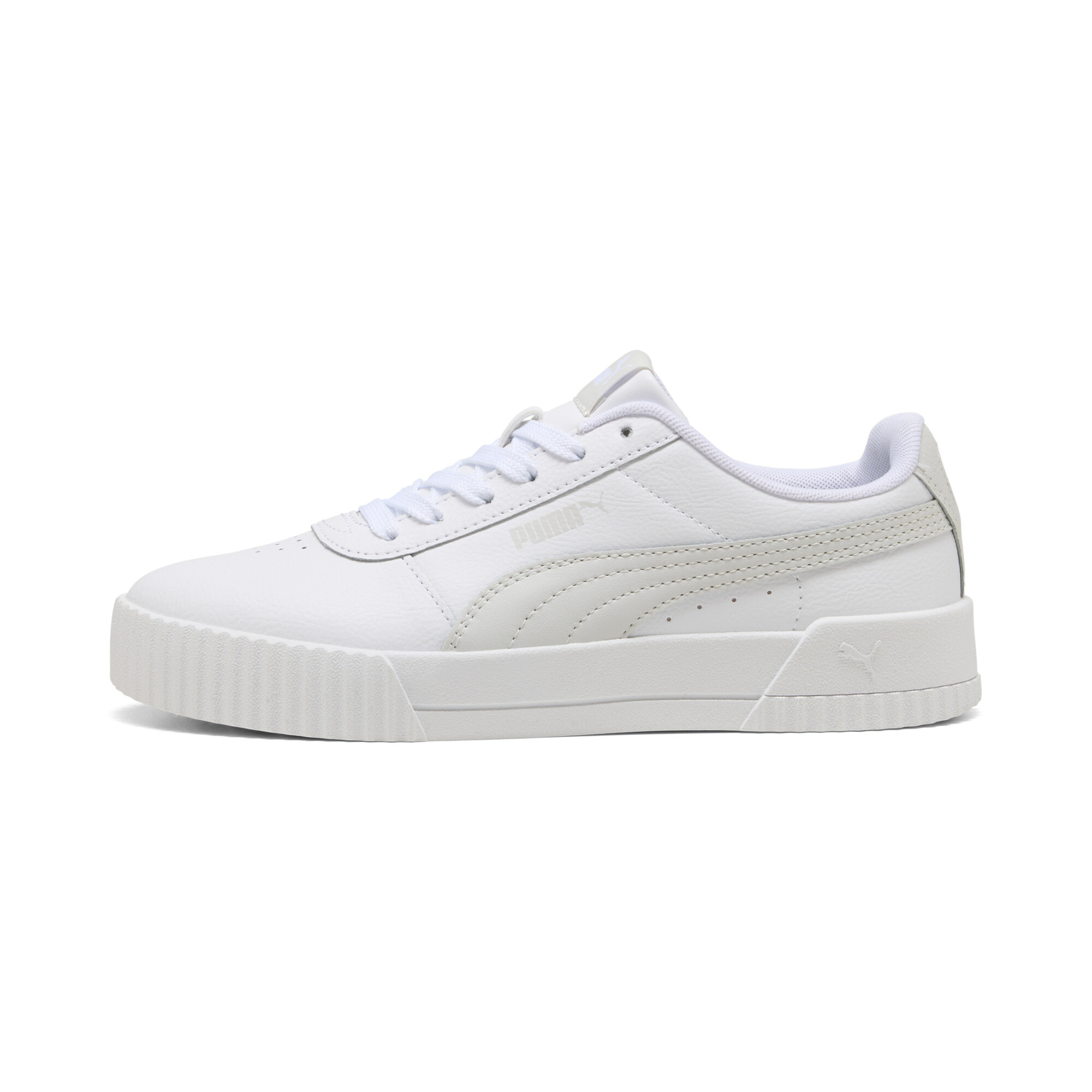 Puma Carina Damen Sneaker Schuhe | White/Feather Gray | Größe: 40