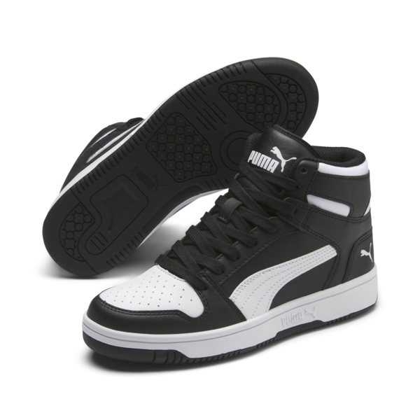 Tenis Adolescentes Rebound Lay-Up, Puma Black-Puma White, large-MEX