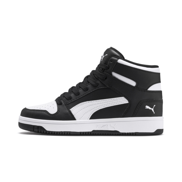 Tenis Adolescentes Rebound Lay-Up, Puma Black-Puma White, large-MEX