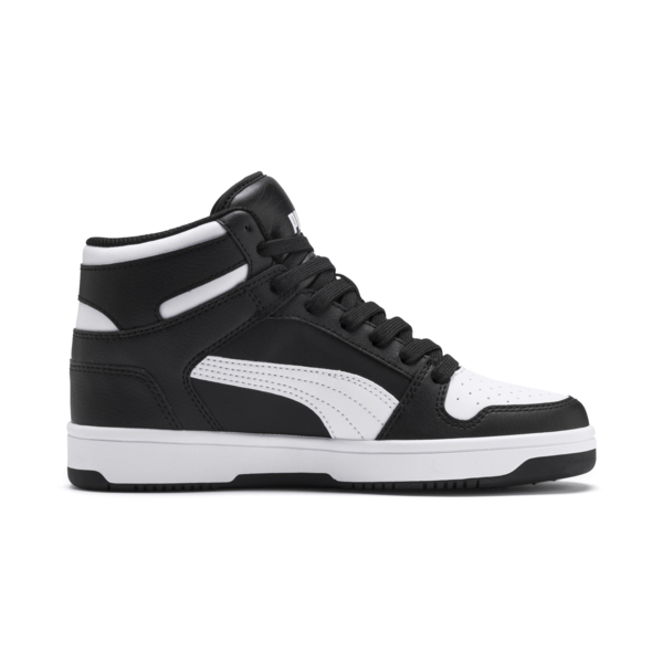 Tenis Adolescentes Rebound Lay-Up, Puma Black-Puma White, large-MEX