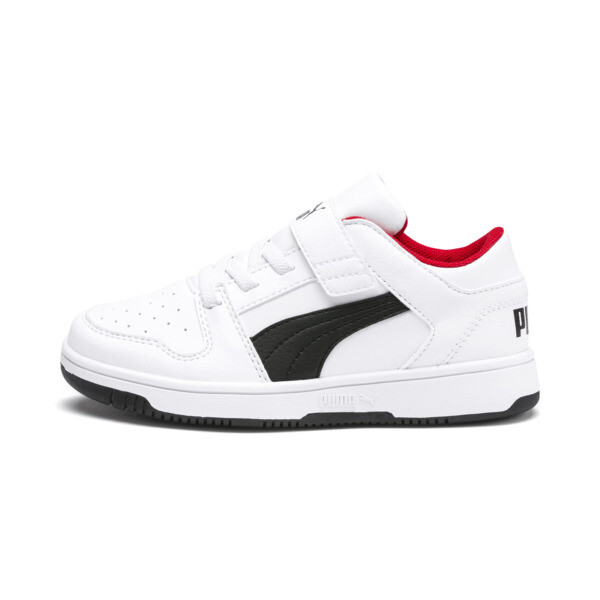 Puma Rebound Layup Lo Sneakers Ps Puma White Puma Black Red