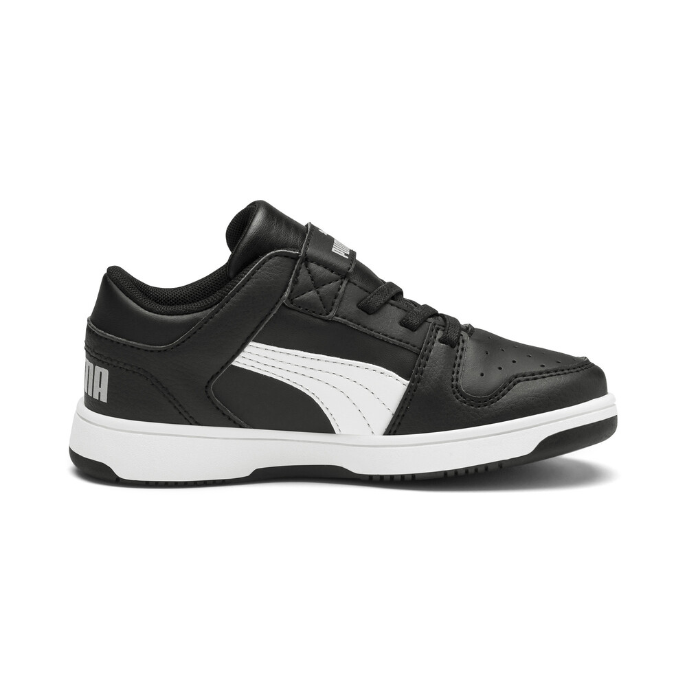 

PUMA - Детские кеды Pm Rebound Layup Lo SL V PS – Puma Black-White-High Rise –, Черный