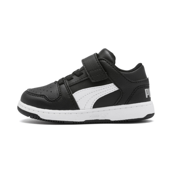 Chaussure Basket Rebound Lay Up Lo pour bébé, Noir/Gris/Blanc, Taille 19 | PUMA