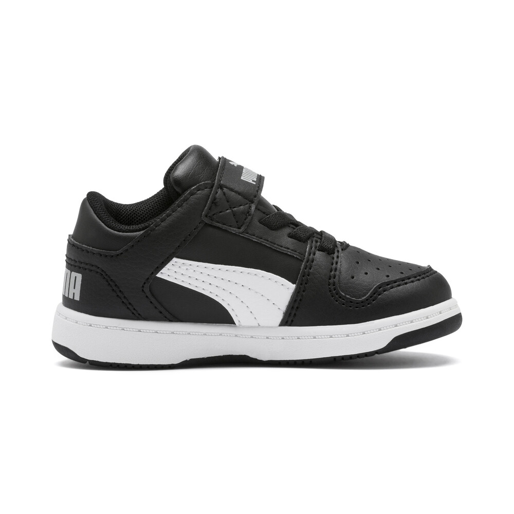 

PUMA - Детские кеды Pm Rebound Layup Lo SL V Inf – Puma Black-White-High Rise –, Черный
