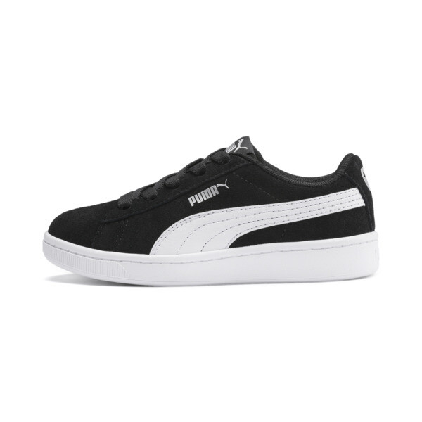 puma vikky black white
