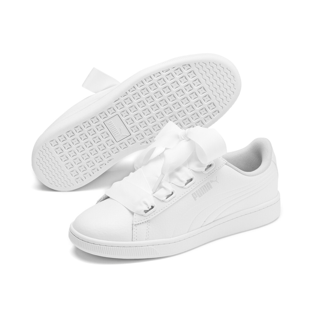 puma vikky ribbon white