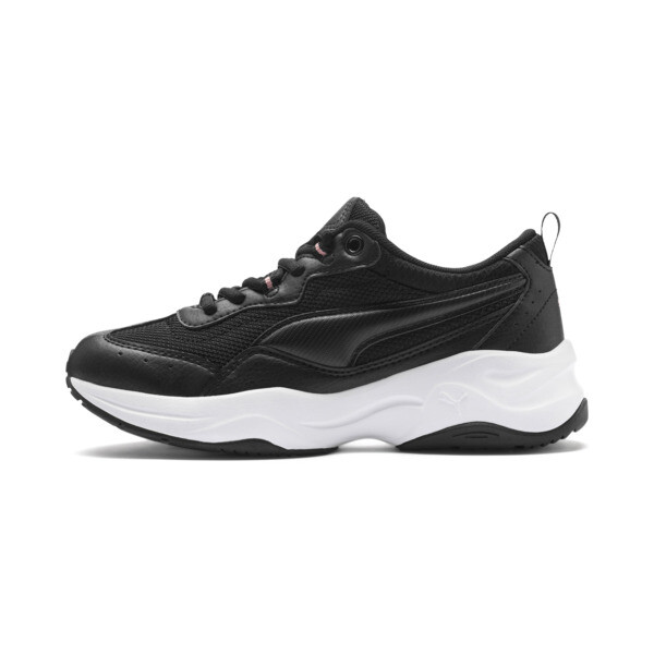 Chaussure Basket Cilia Youth pour Enfant, Argent/Rose/Noir, Taille 35.5 | PUMA