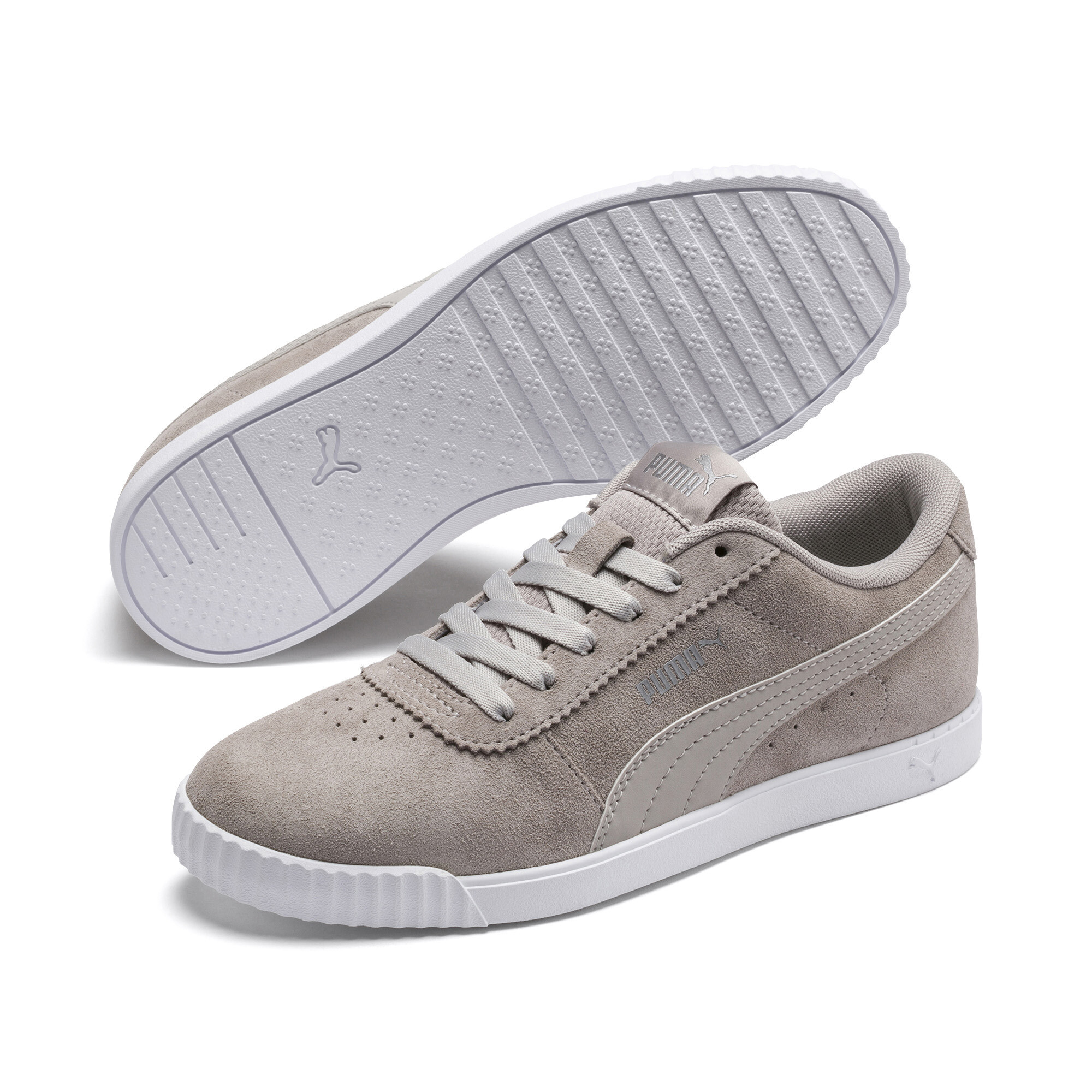 PUMA Women's Carina Slim Suede Sneakers | eBay