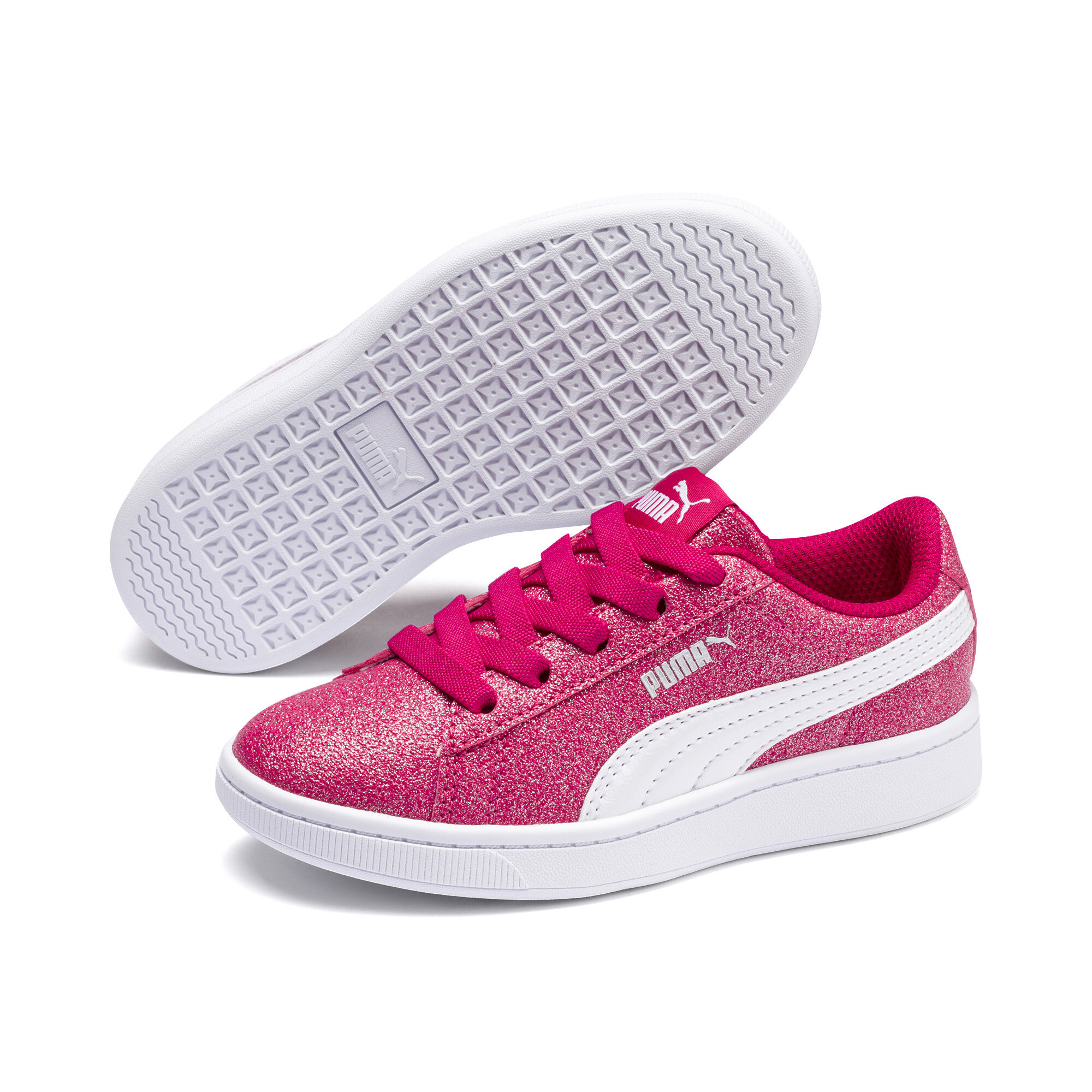 puma vikky glitz pale pink