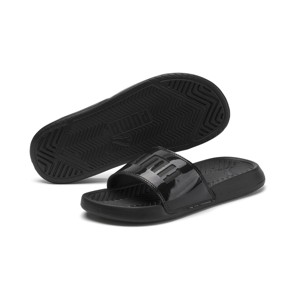

PUMA - female - Шлепанцы Popcat Patent Wns – Puma Black-Puma Black –, Черный