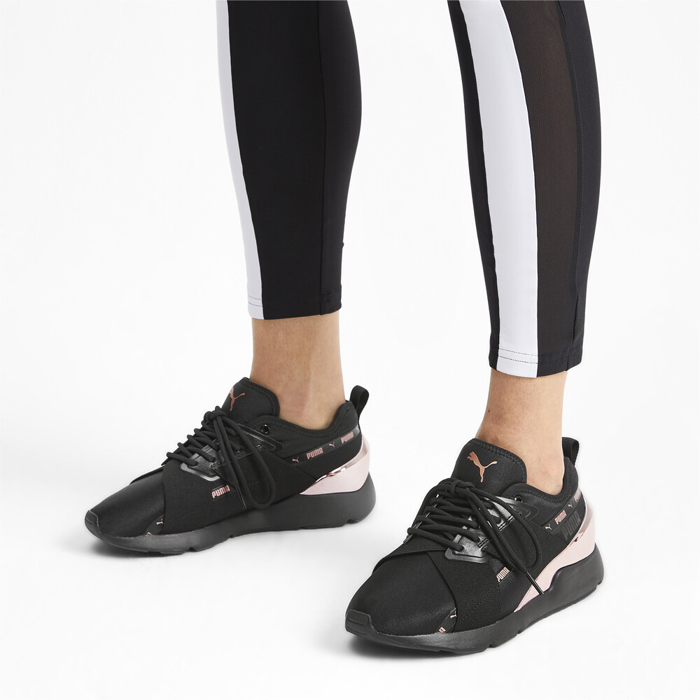 Muse X-2 Metallic Women's Sneakers | Black - PUMA