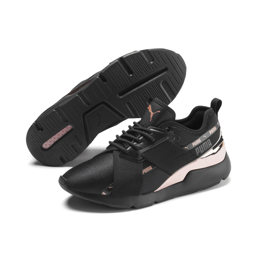 Puma muse 2 satin strap black online