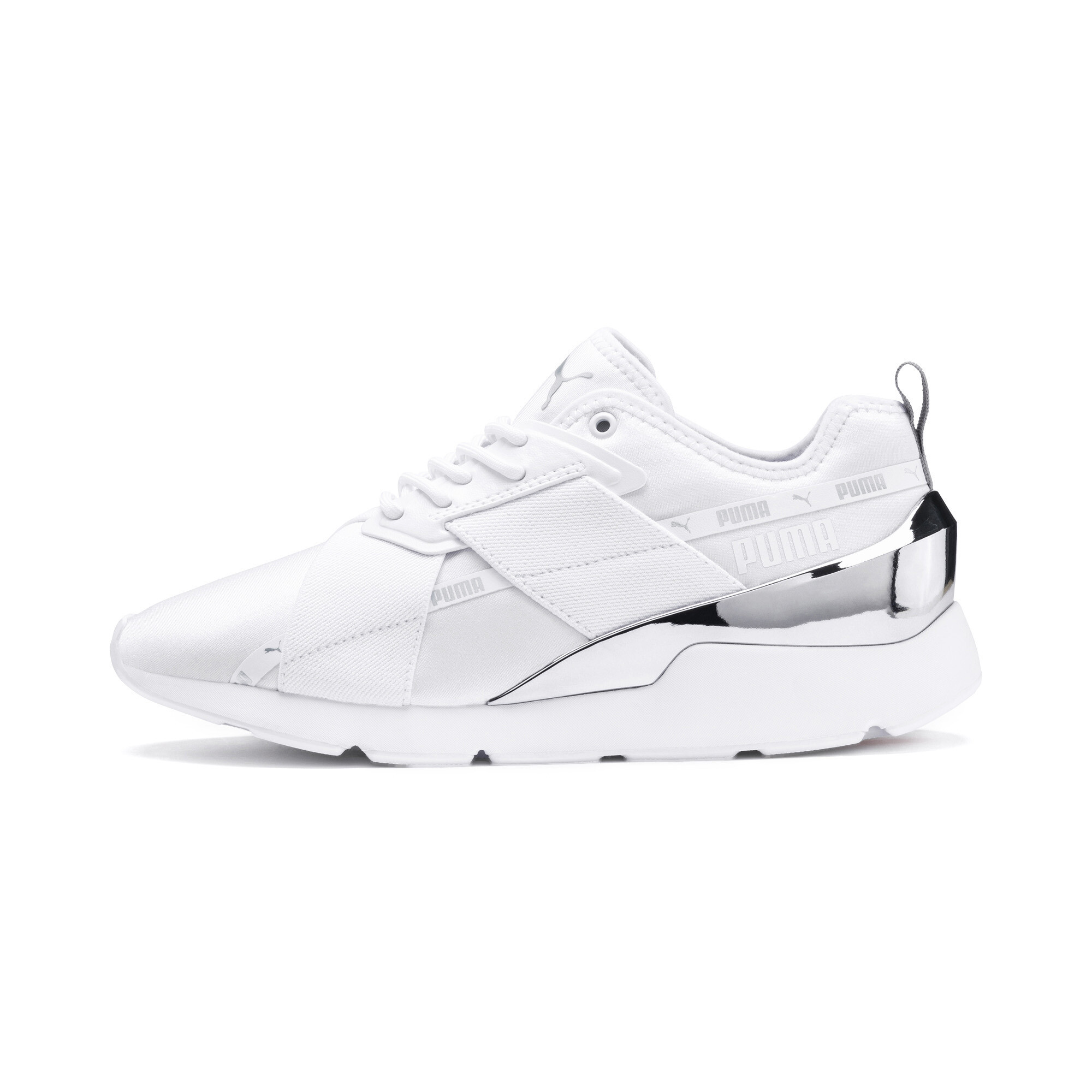 puma muse black and white