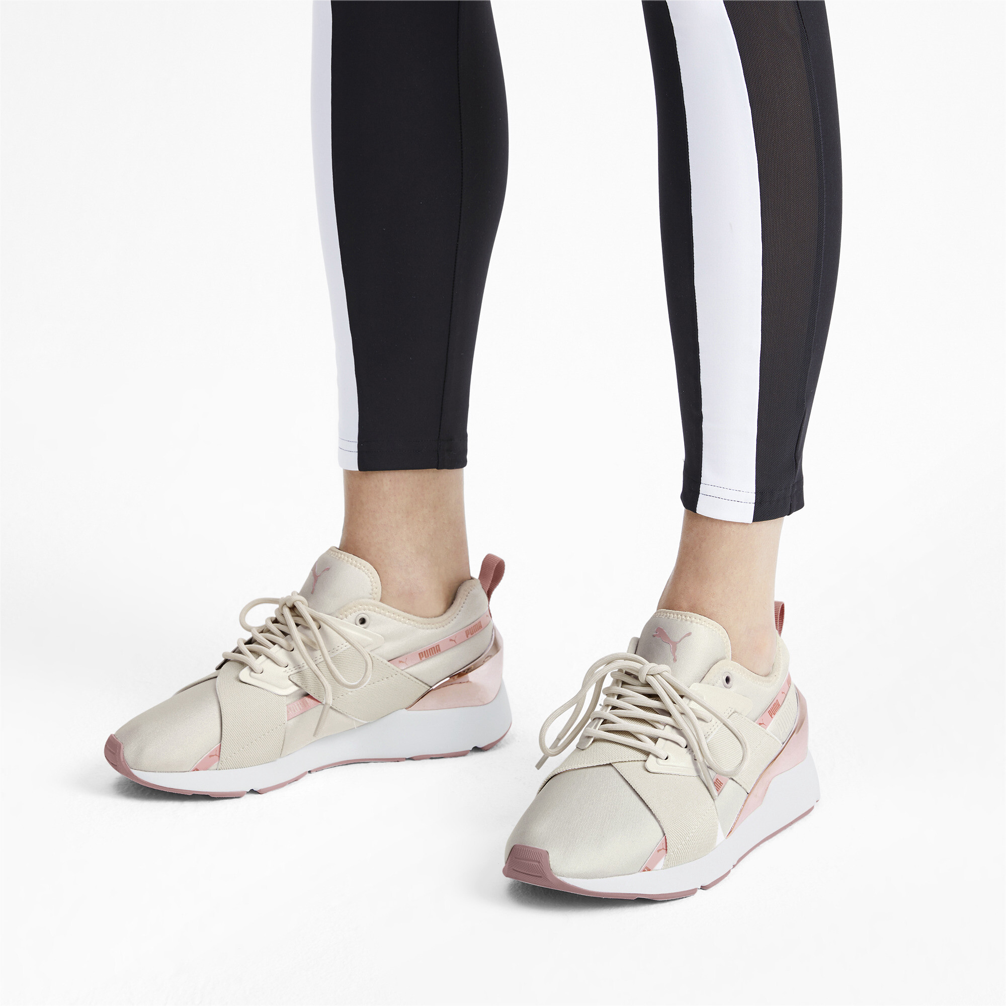 women's puma muse metallic casual shoes