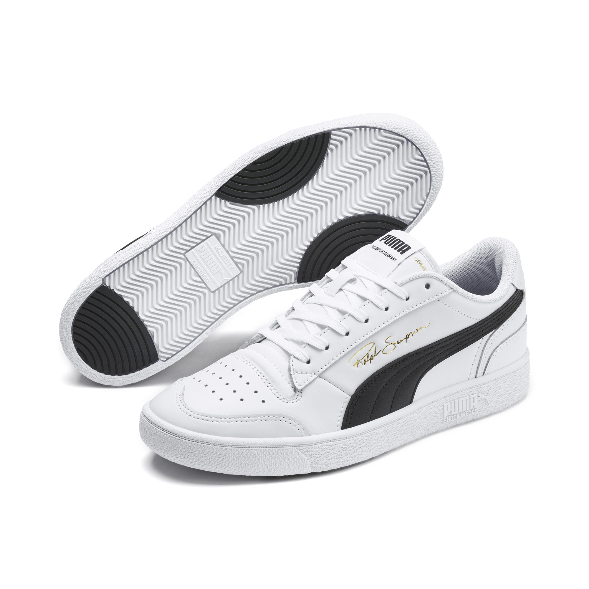 【プーマ公式通販】 プーマ ラルフ サンプソン ロウ スニーカー ユニセックス Puma White-Puma Black-Puma White ｜PUMA.com