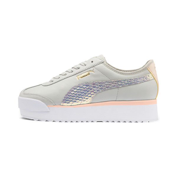 PUMA Roma Amor Metallic Women's Sneakers in Glacier Grey/Silver - 371006_02