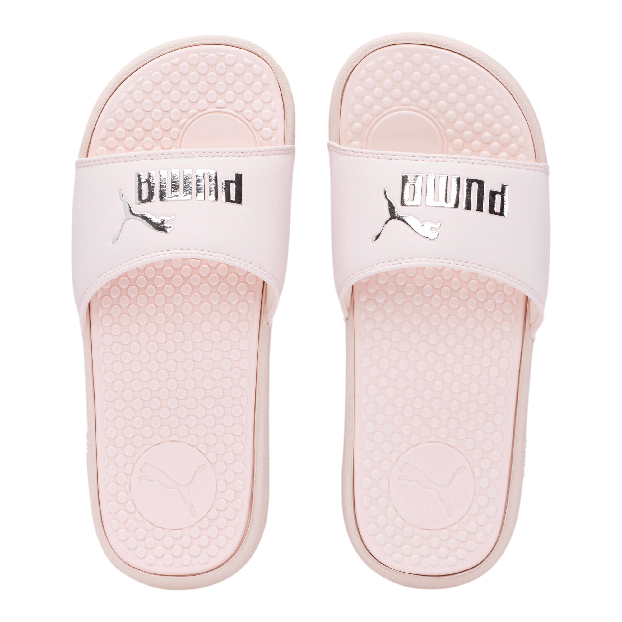 peach puma slides