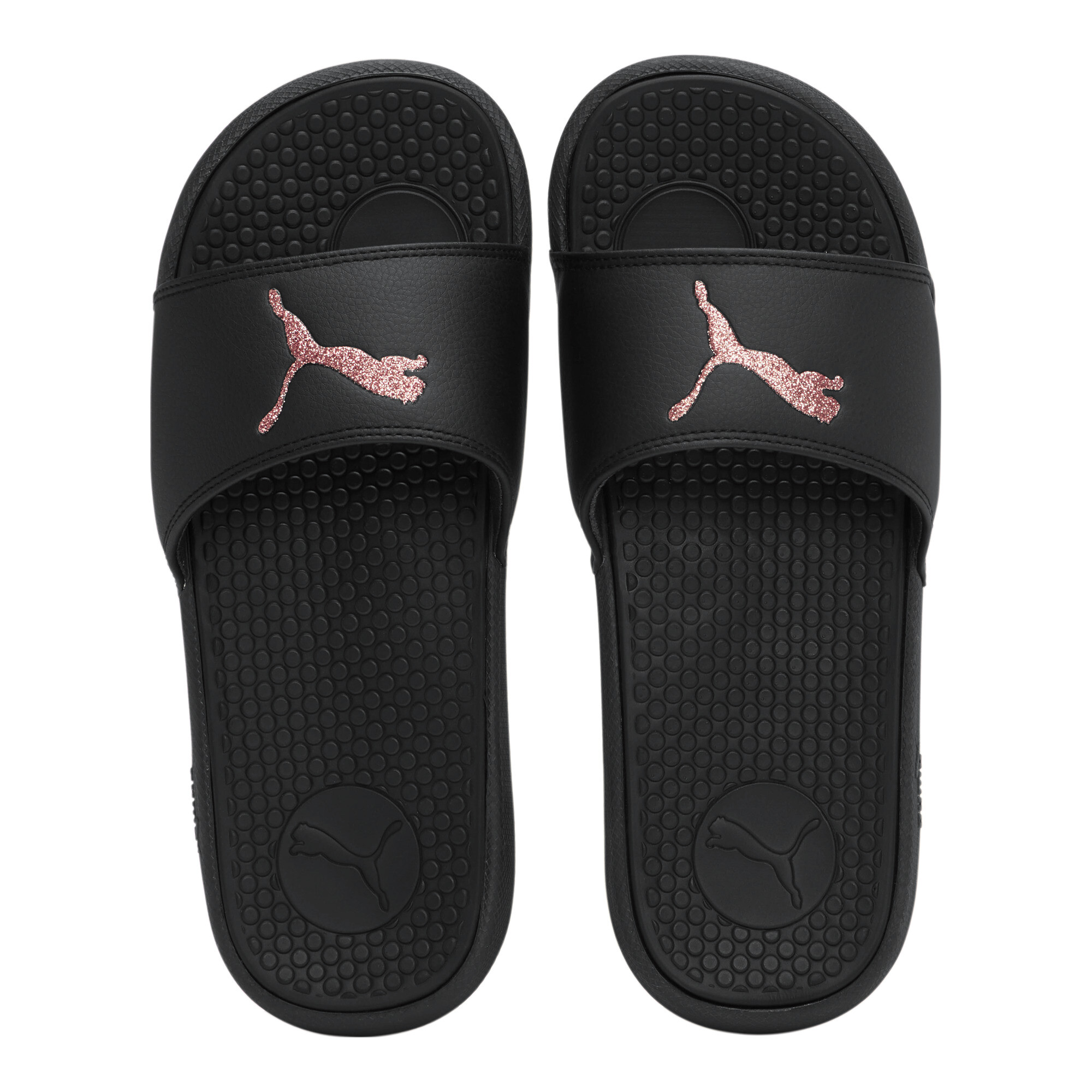puma burgundy slides