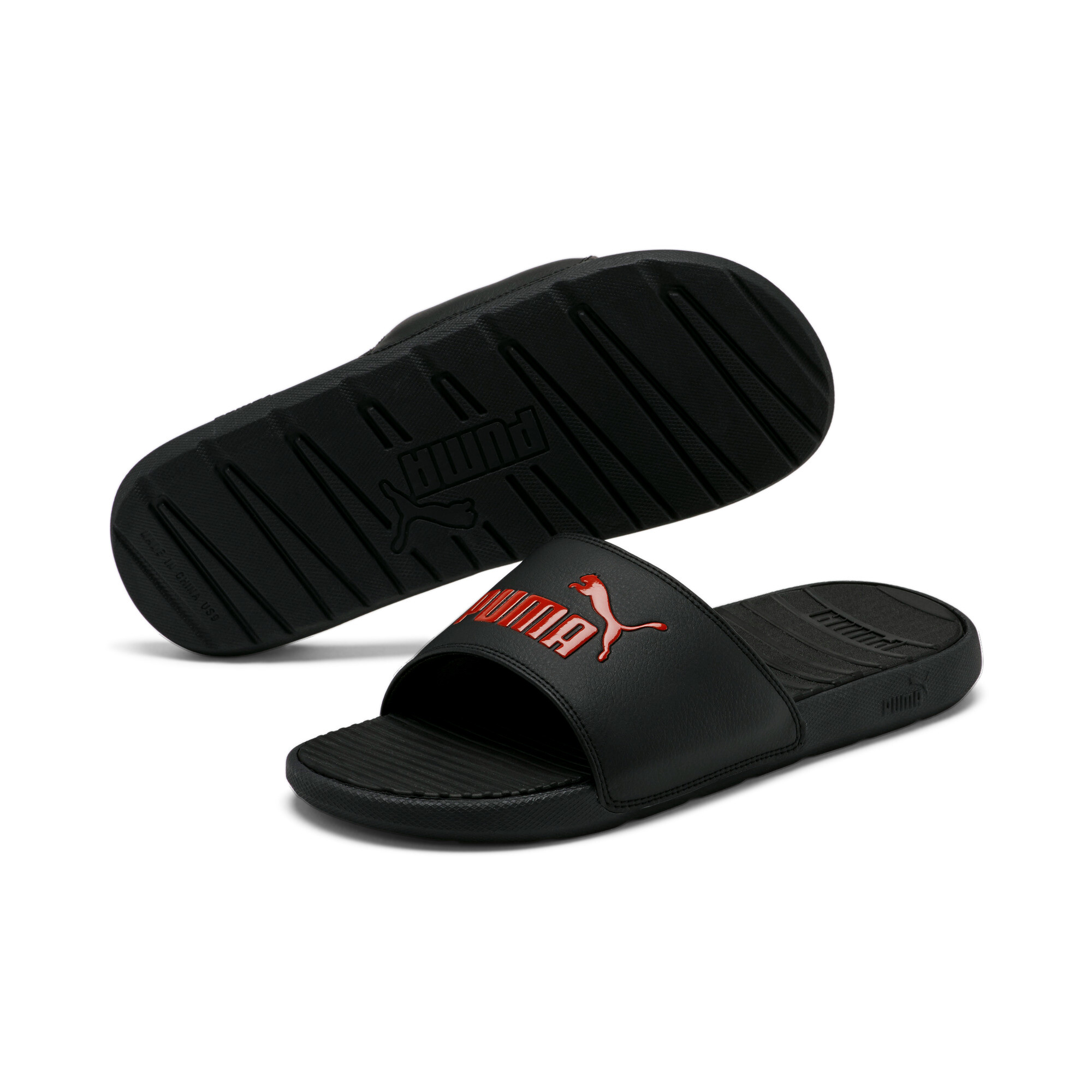puma cool cat men's slides grey 12