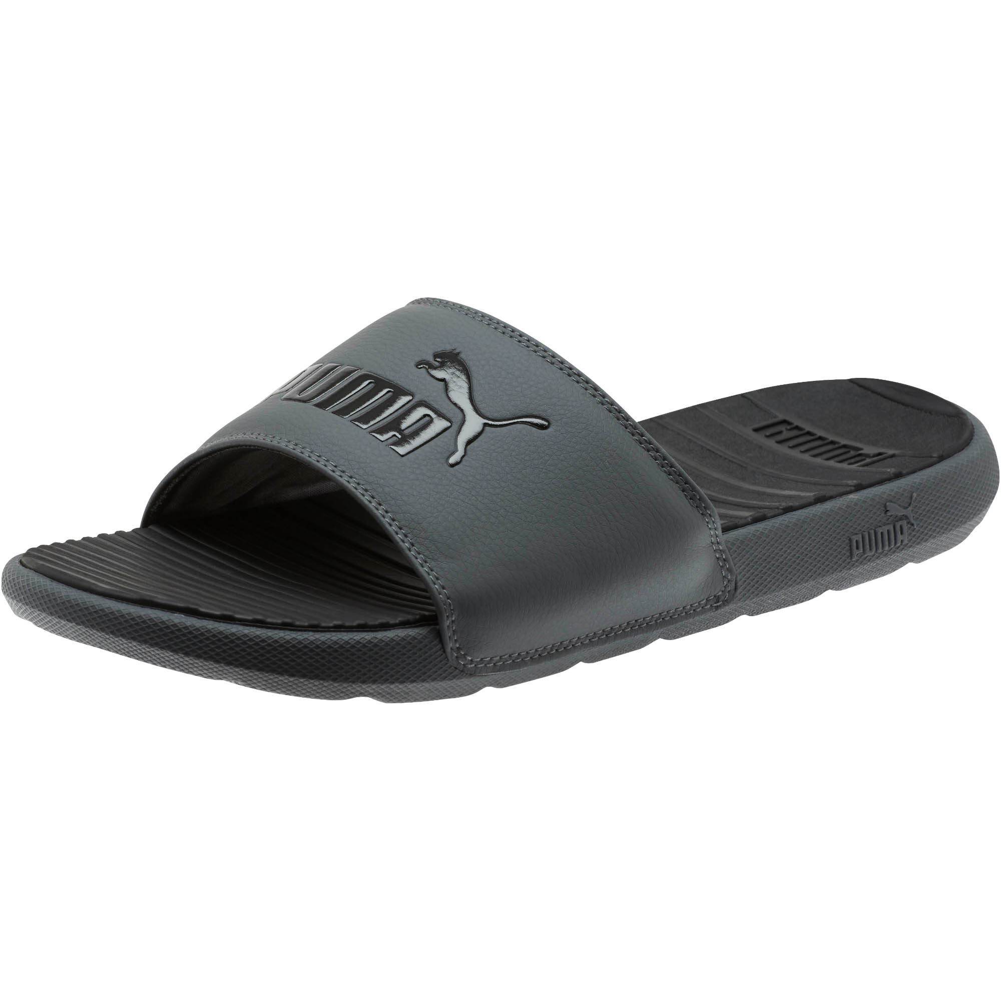 puma leather slides