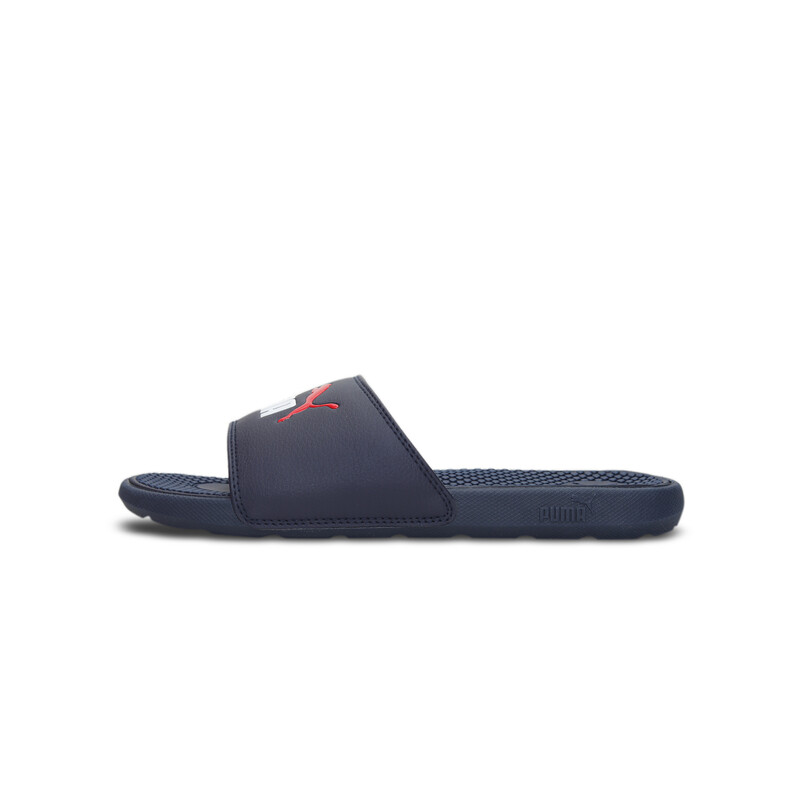

PUMA Cool Cat Kids Slides, White/red/purple