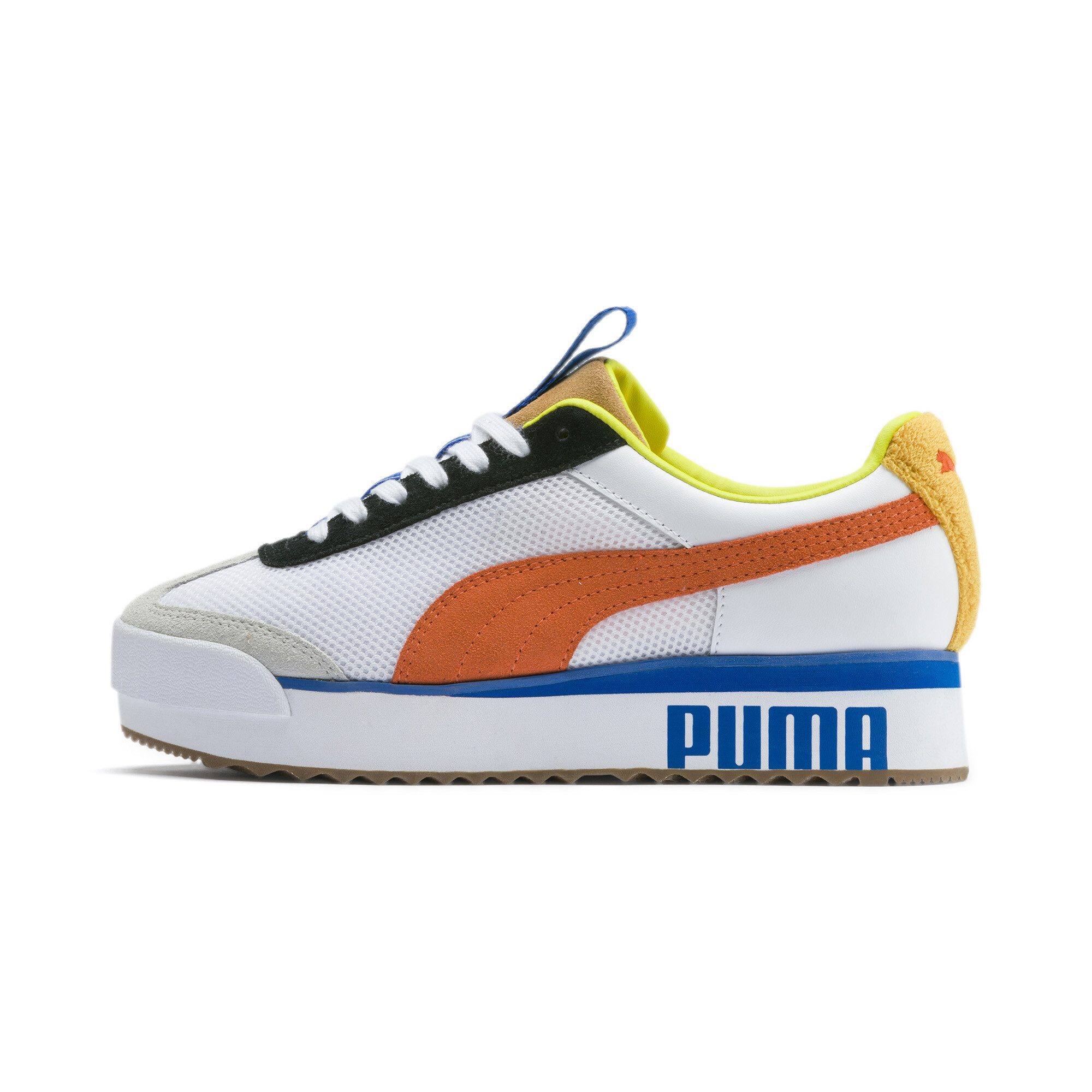 puma roma red suede