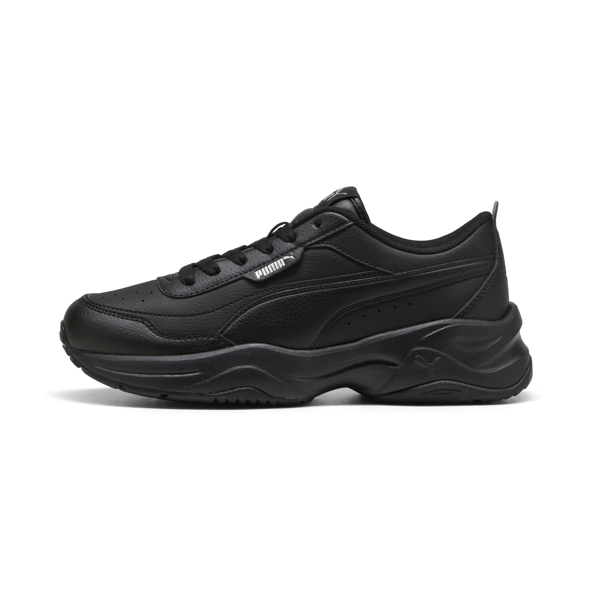 Women's Puma Cilia Mode's Trainers, Black, Size 38.5, Shoes