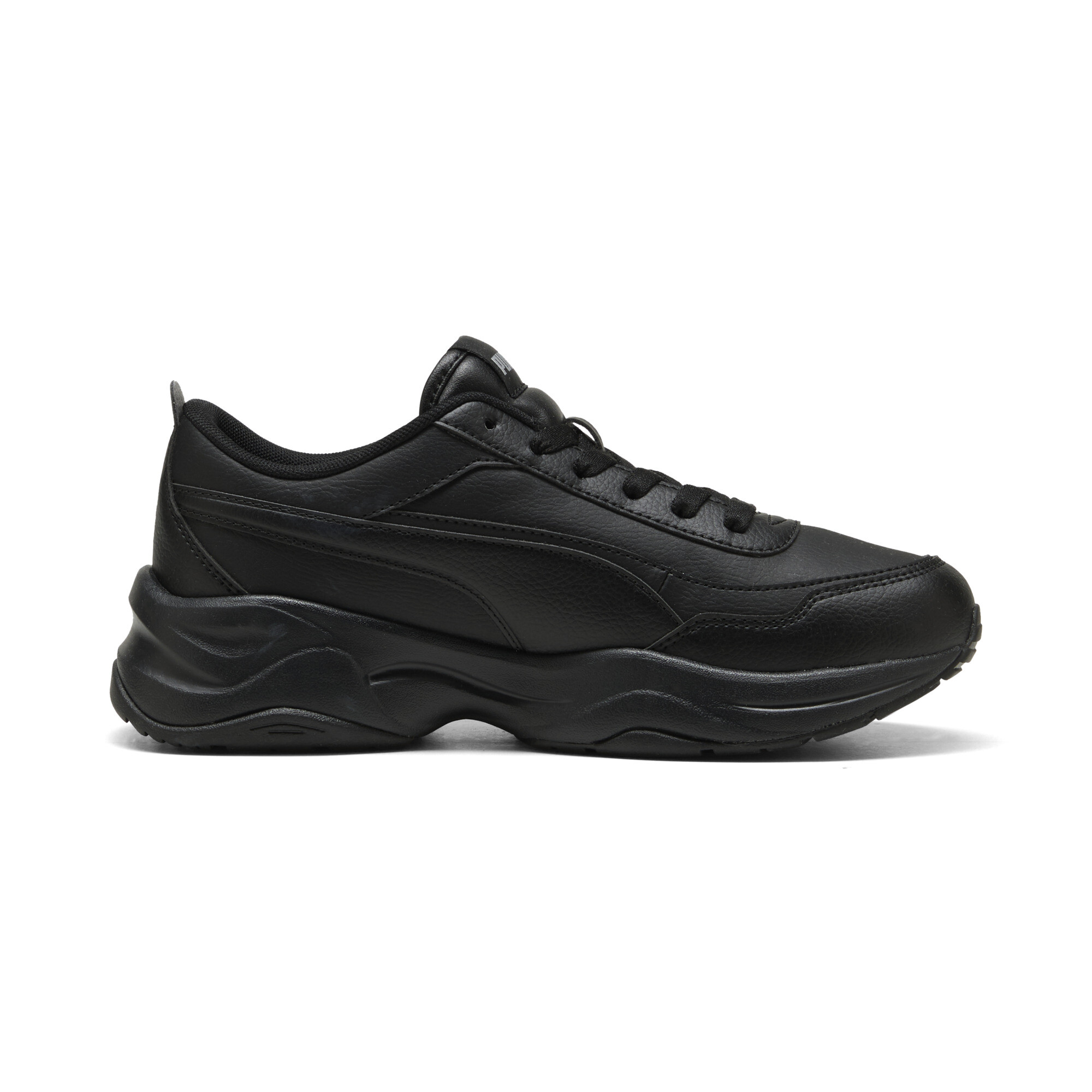 Women's PUMA Cilia Mode Trainers In Black, Size EU 38