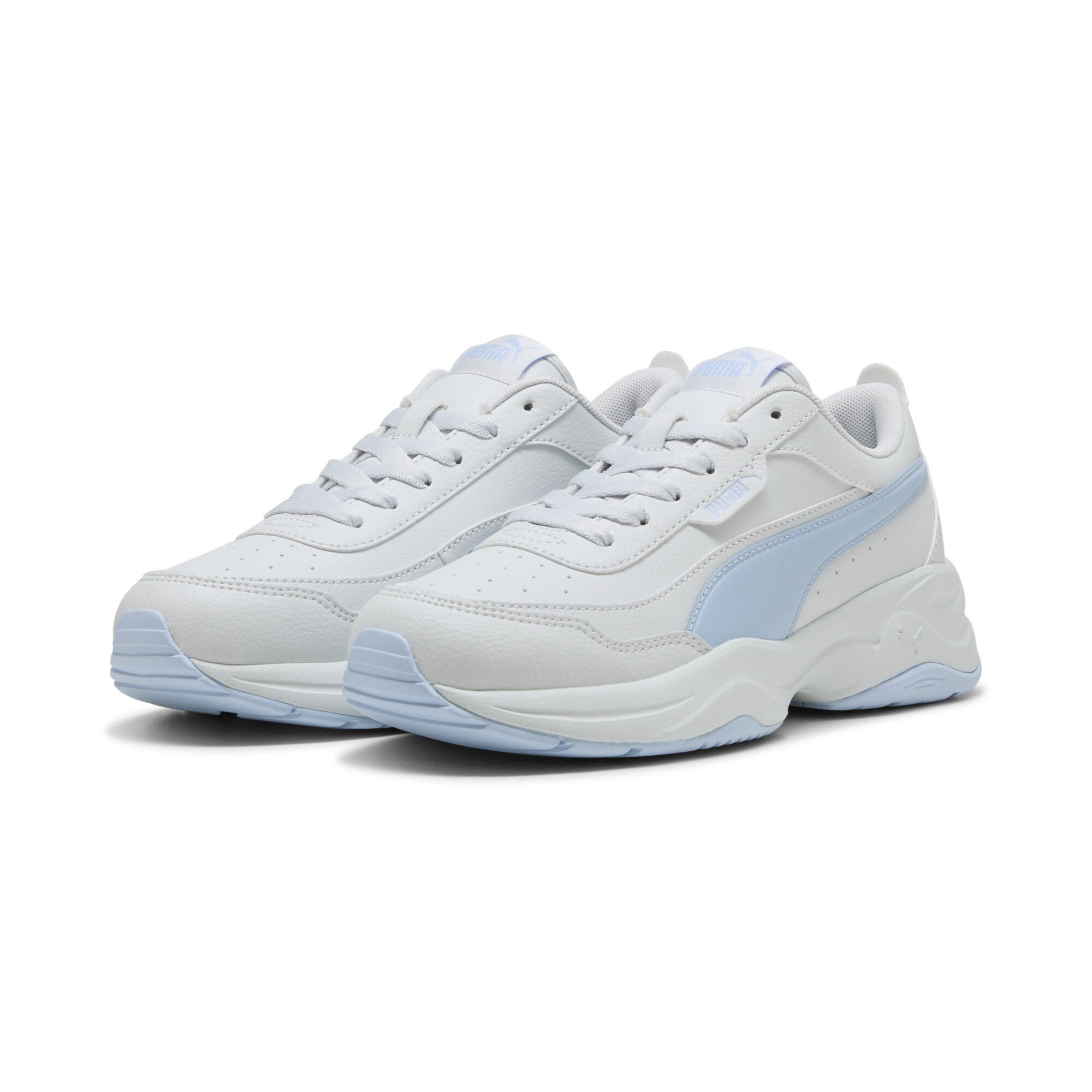 PUMA Cilia Mode sportschoenen voor Dames, Wit/Zilver, Maat 39 thumbnail 6