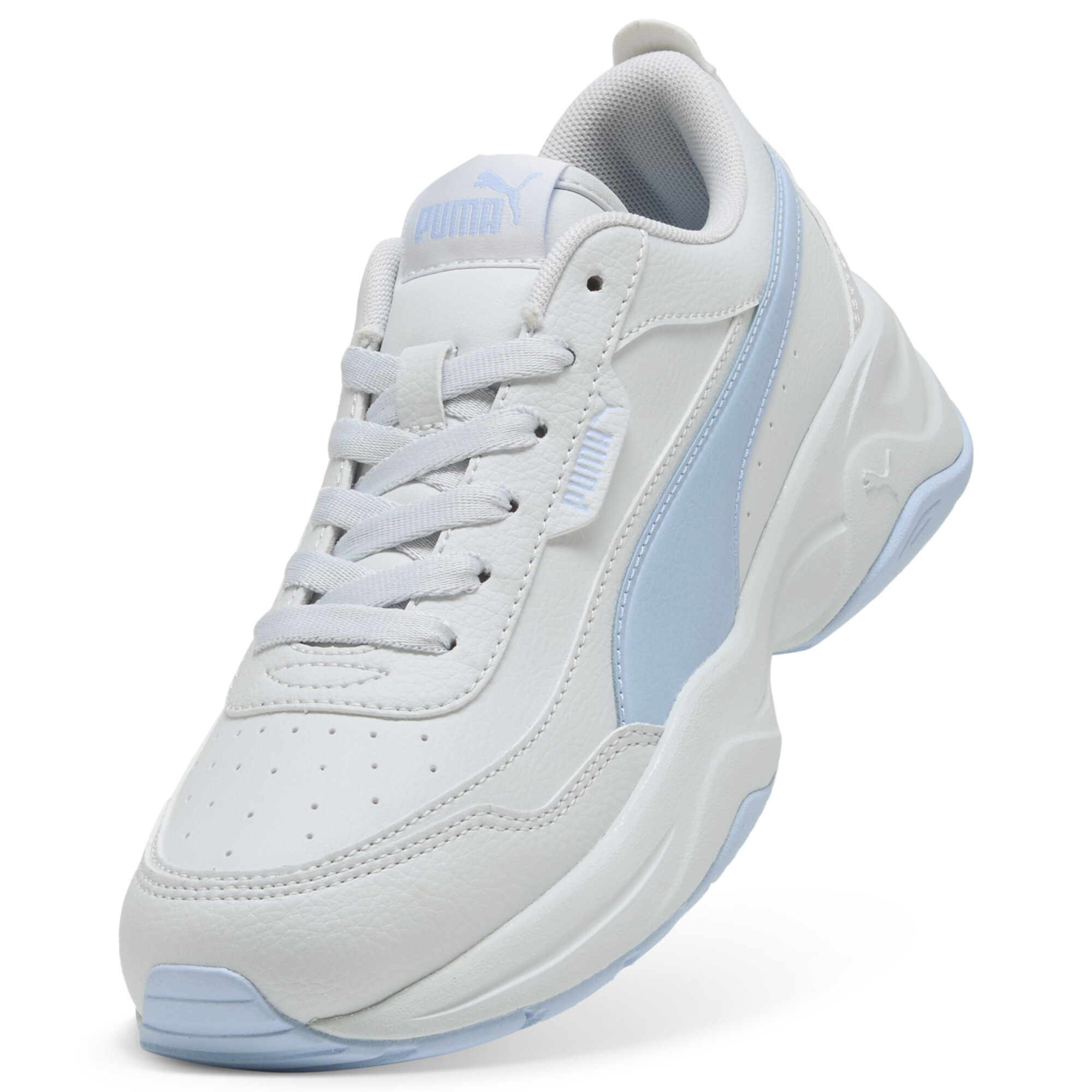PUMA Cilia Mode sportschoenen voor Dames, Wit/Zilver, Maat 39 thumbnail 2