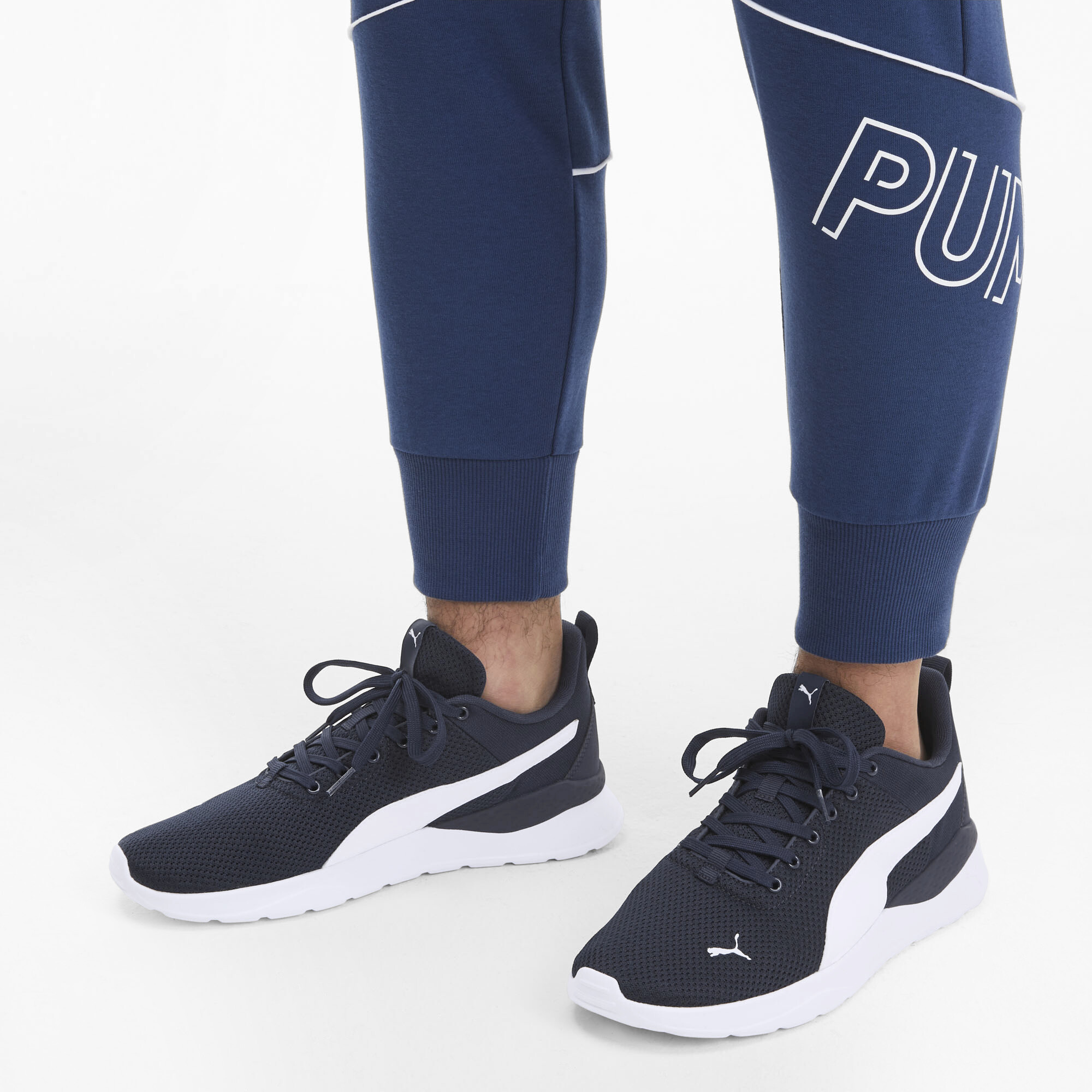 PUMA Anzarun Lite sportschoenen, Blauw/Wit, Maat 37,5 thumbnail 7