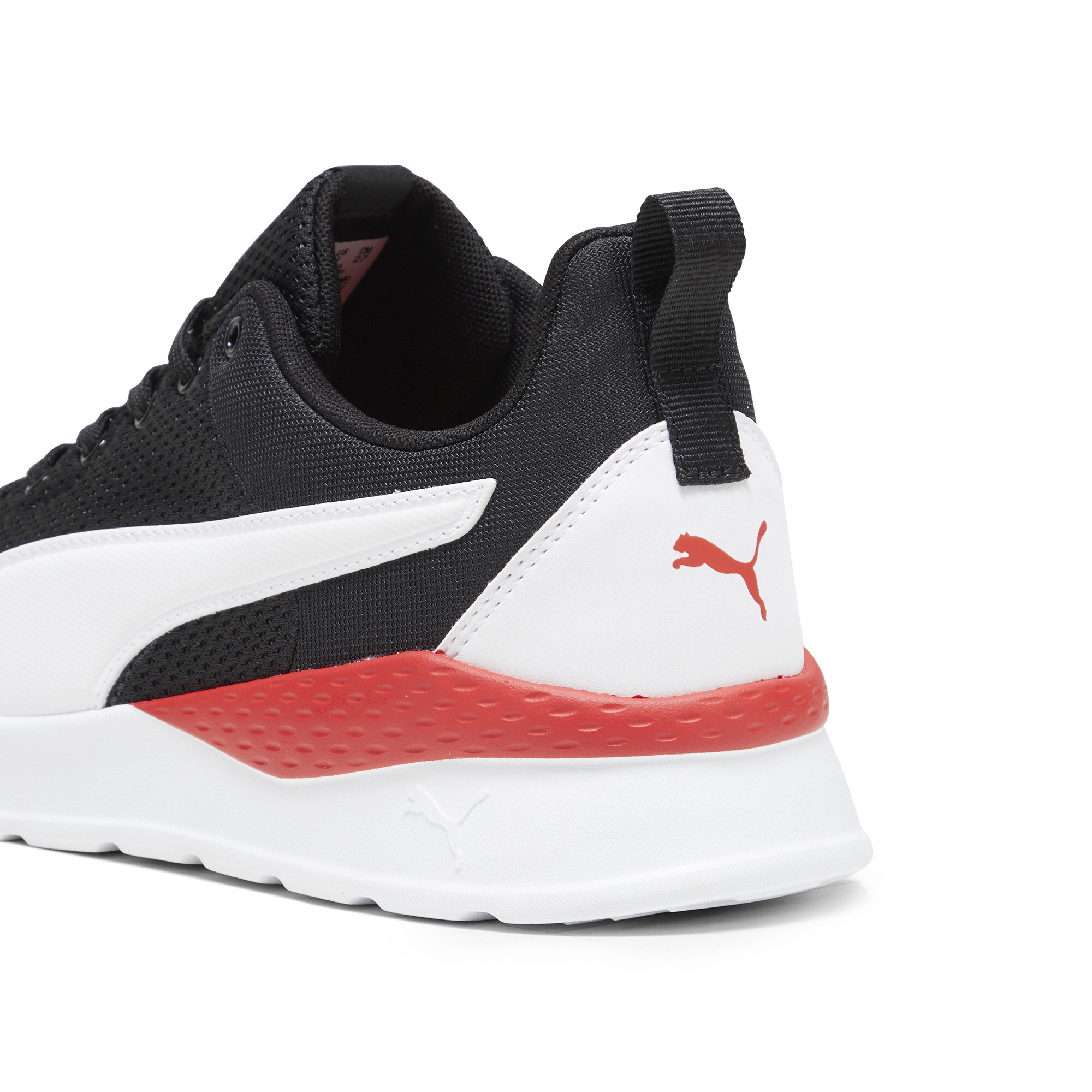 PUMA Anzarun Lite sportschoenen, Zwart/Rood/Wit, Maat 47 thumbnail 5