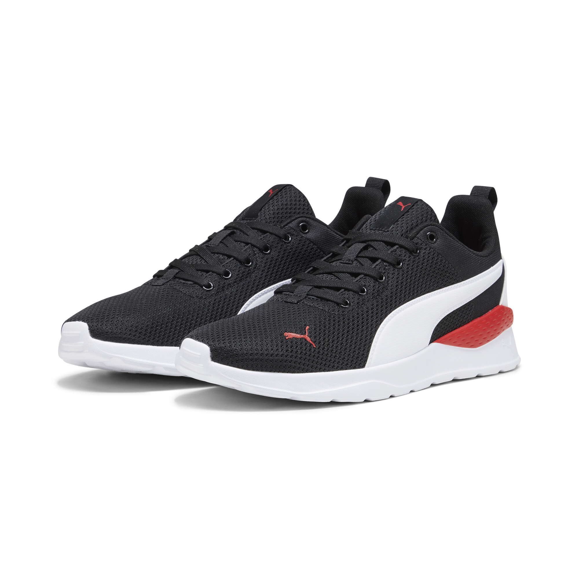 PUMA Anzarun Lite sportschoenen, Zwart/Rood/Wit, Maat 47 thumbnail 6