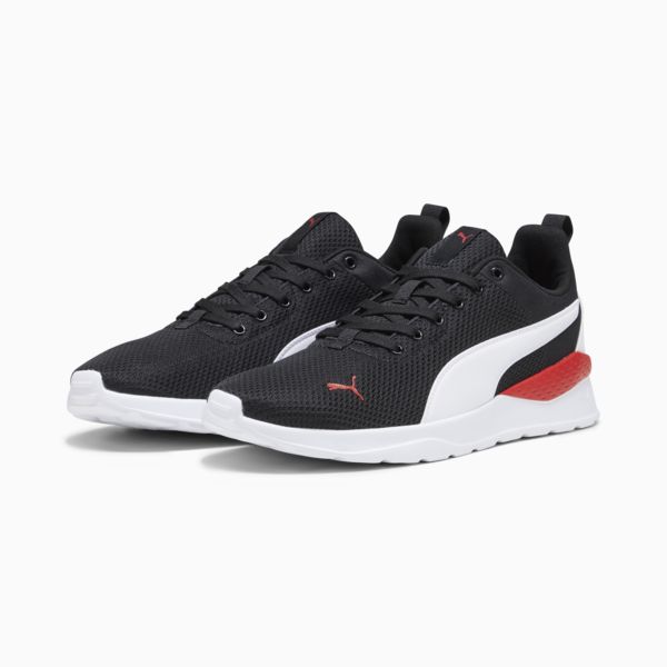Anzarun Lite Trainers, PUMA Black-PUMA White-For All Time Red, large-ZAF