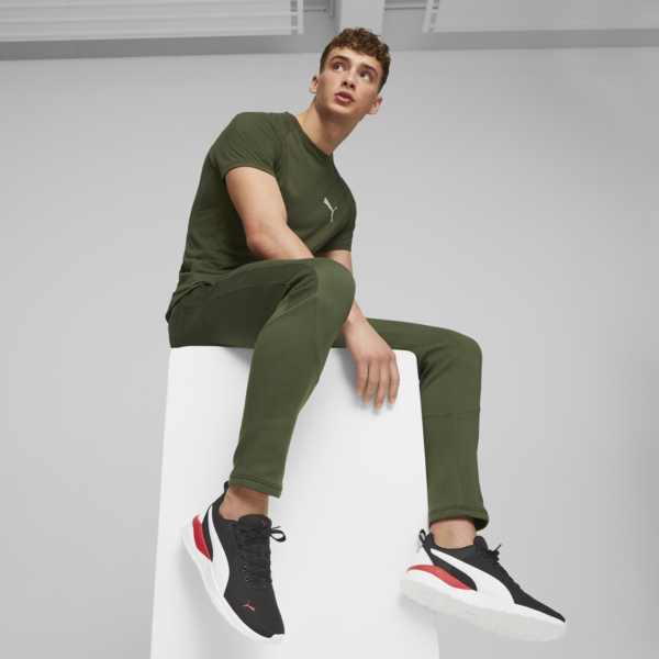 Anzarun Lite Trainers, PUMA Black-PUMA White-For All Time Red, large-ZAF