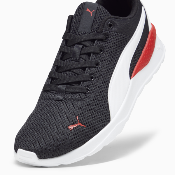 Anzarun Lite Trainers, PUMA Black-PUMA White-For All Time Red, large-ZAF
