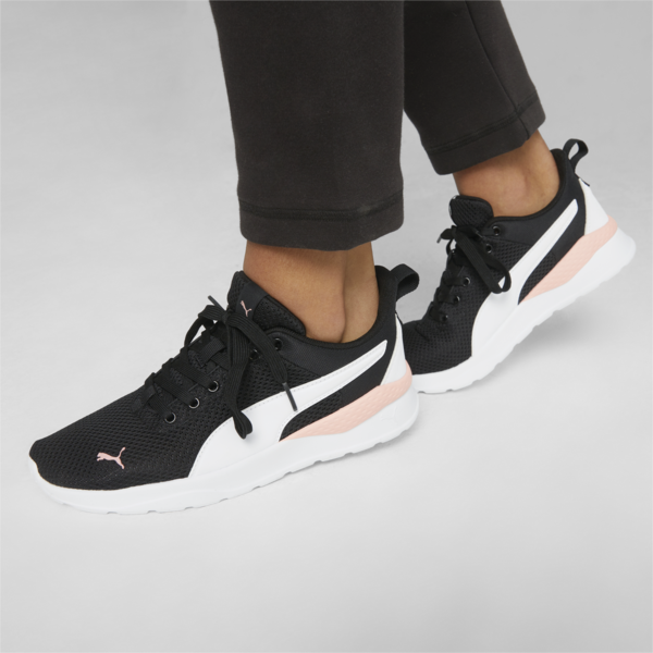 Anzarun Lite Trainers, PUMA Black-PUMA White-Peach Smoothie, large-ZAF