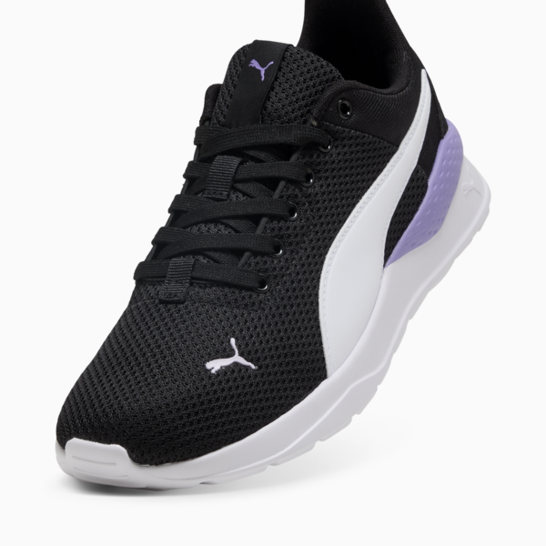 Anzarun Lite Trainers, PUMA Black-PUMA White-Lavender Alert, large-MEX