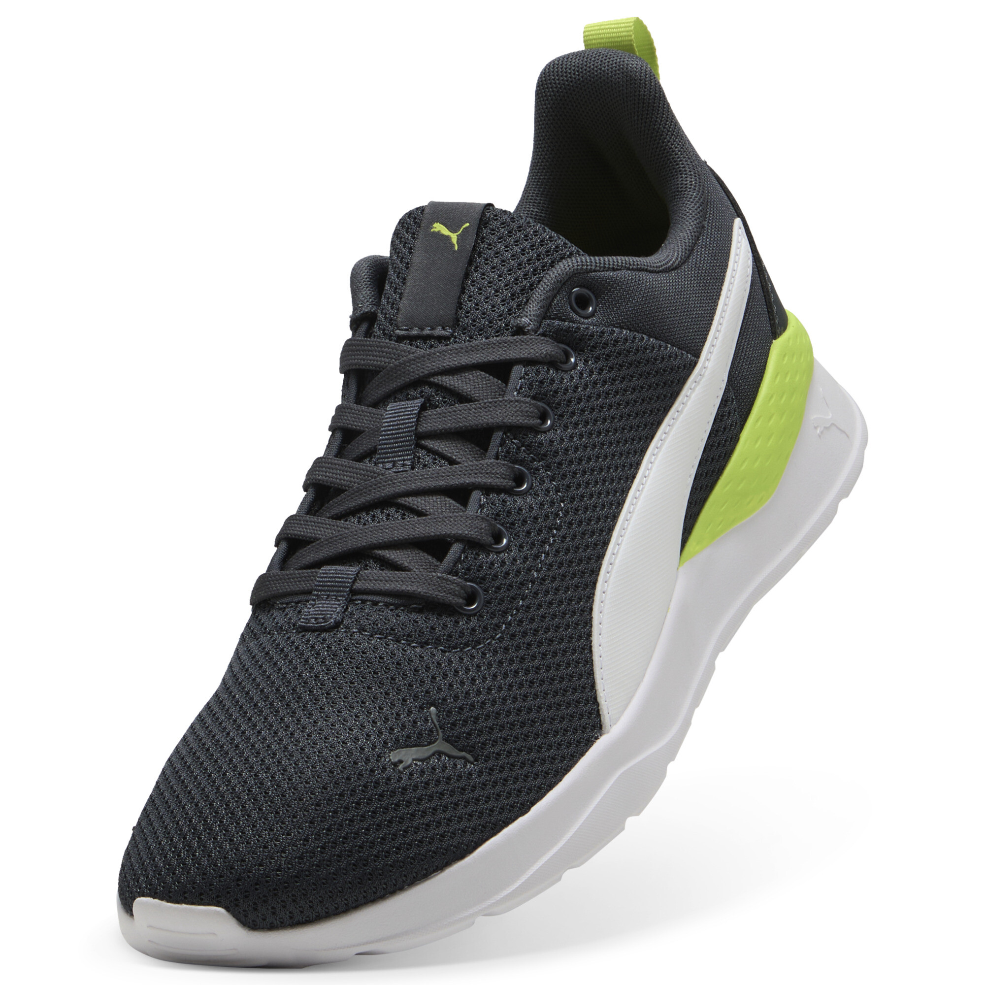 PUMA Anzarun Lite sportschoenen, Groen/Grijs/Wit, Maat 42 thumbnail 2