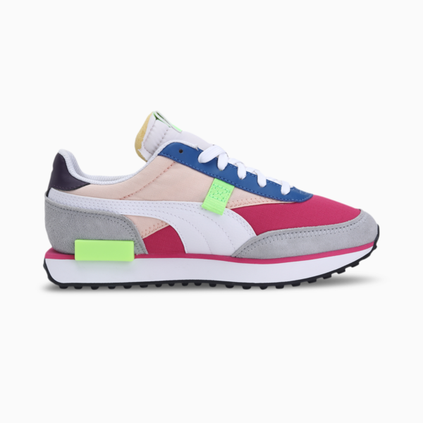 Future Rider Play On Sneakers, Beetroot Purple-Puma White-Glacial Blue, large-MEX
