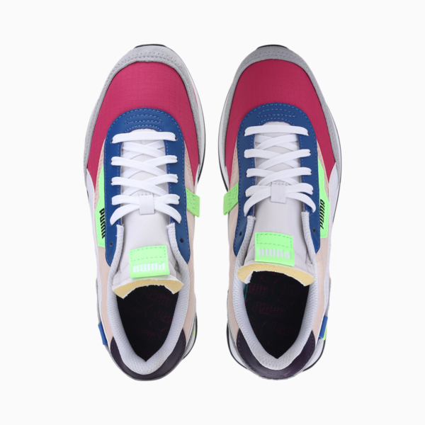 Future Rider Play On Sneakers, Beetroot Purple-Puma White-Glacial Blue, large-MEX