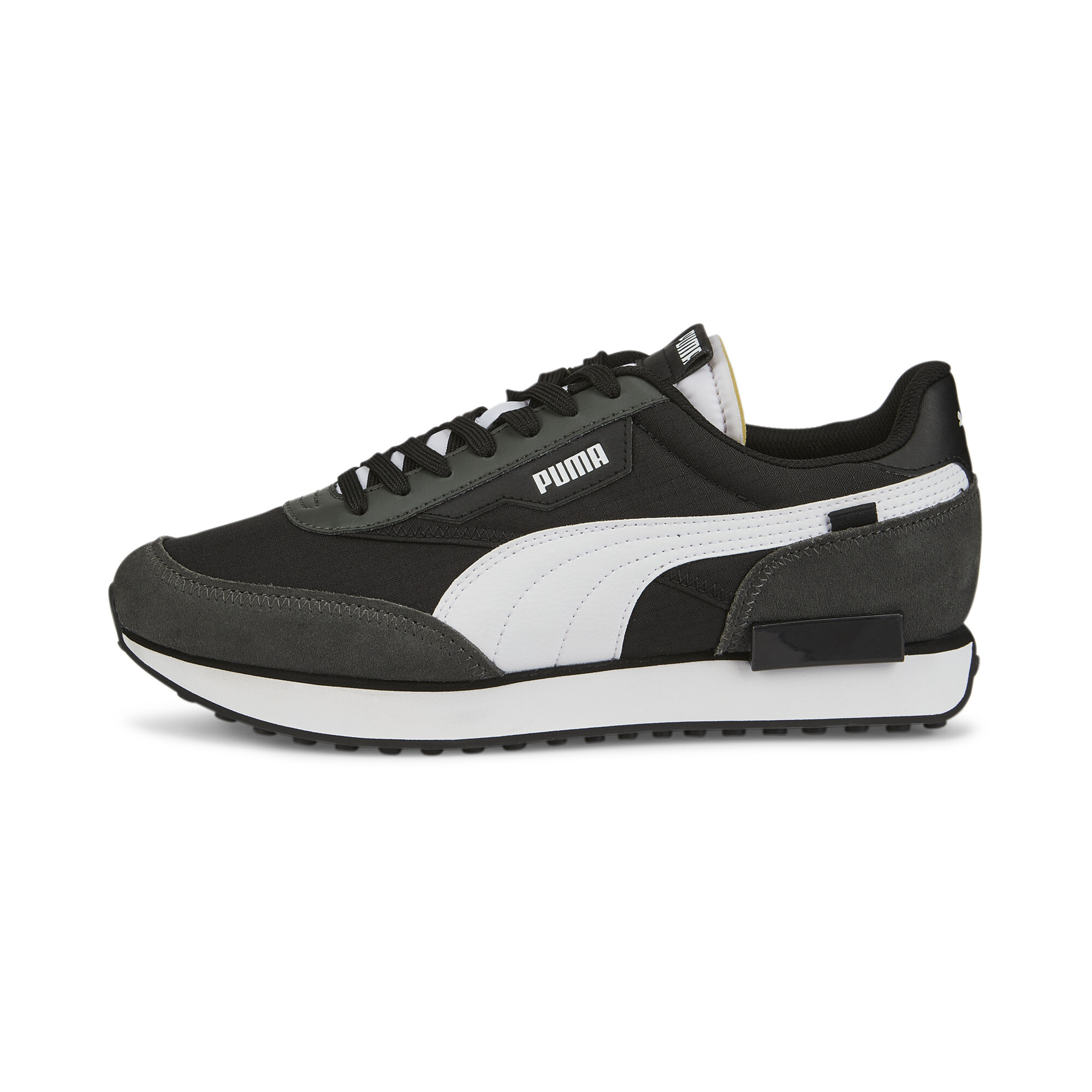 Puma Future Rider Play On Sneakers, Black, Size 38.5, Shoes