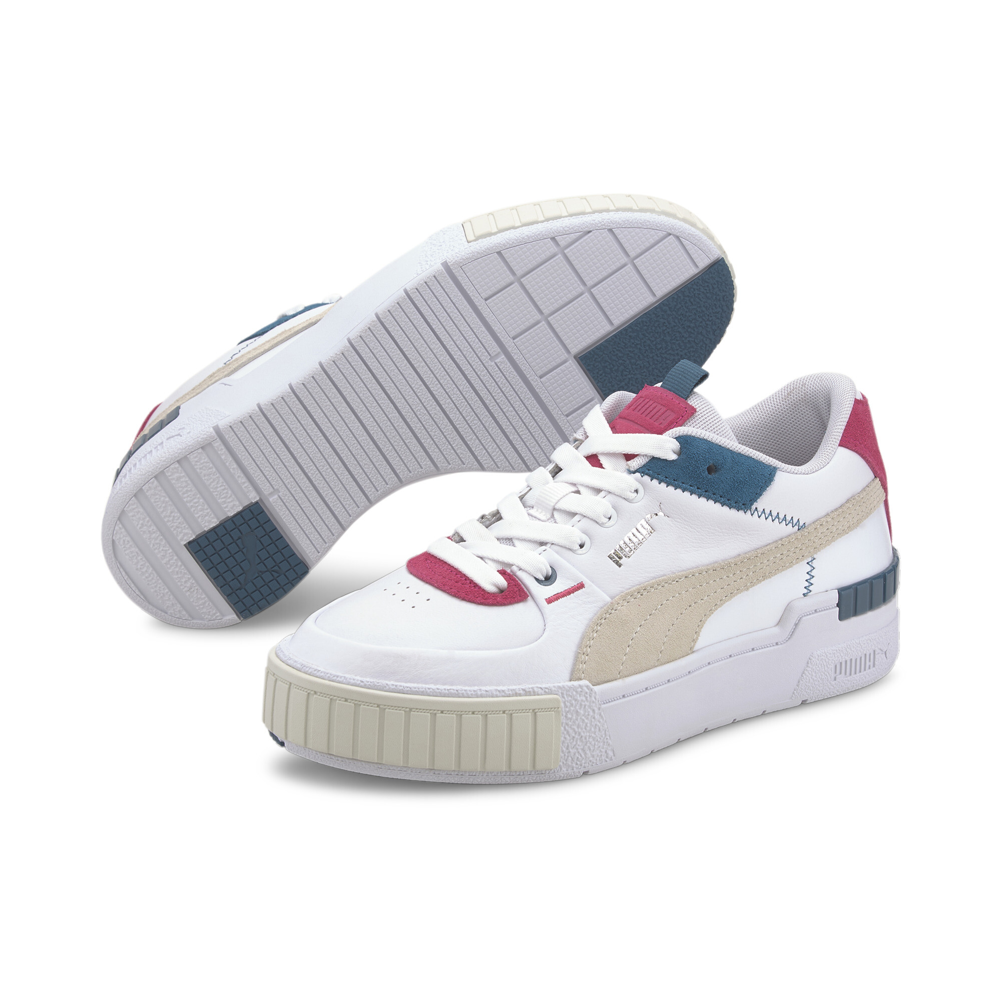 Puma cali discount sport mix white