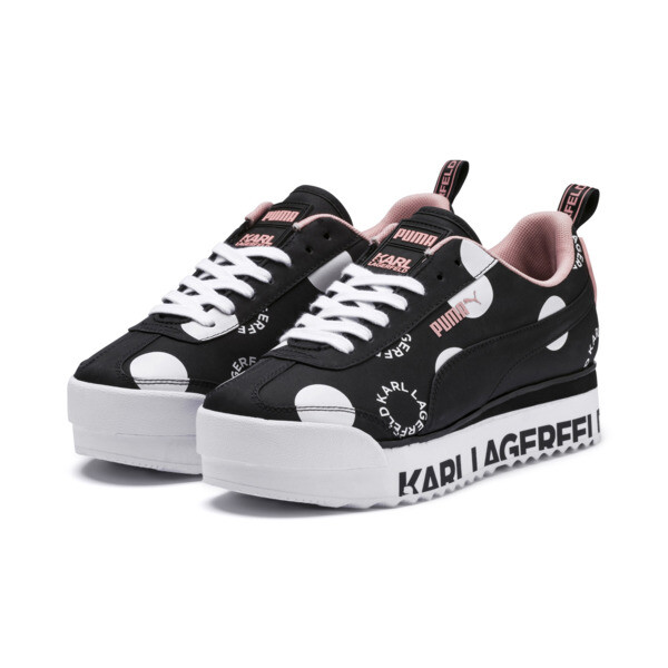 karl lagerfeld platform trainers