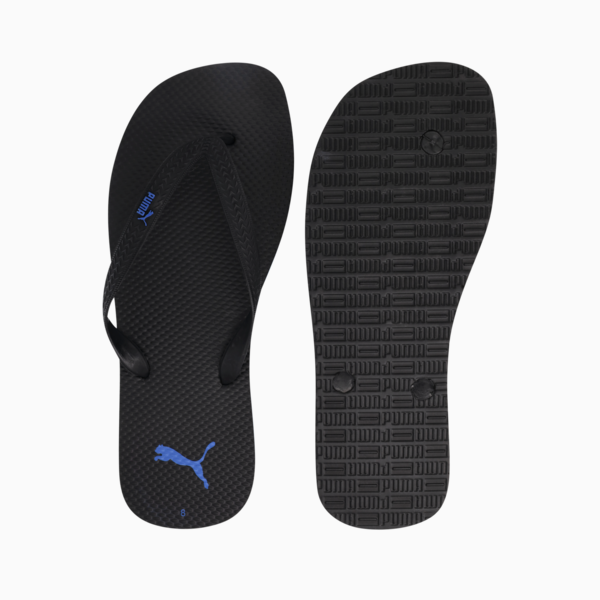 First Flip II Men's Flip Flops, PUMA Black-Hyperlink Blue, large-ZAF